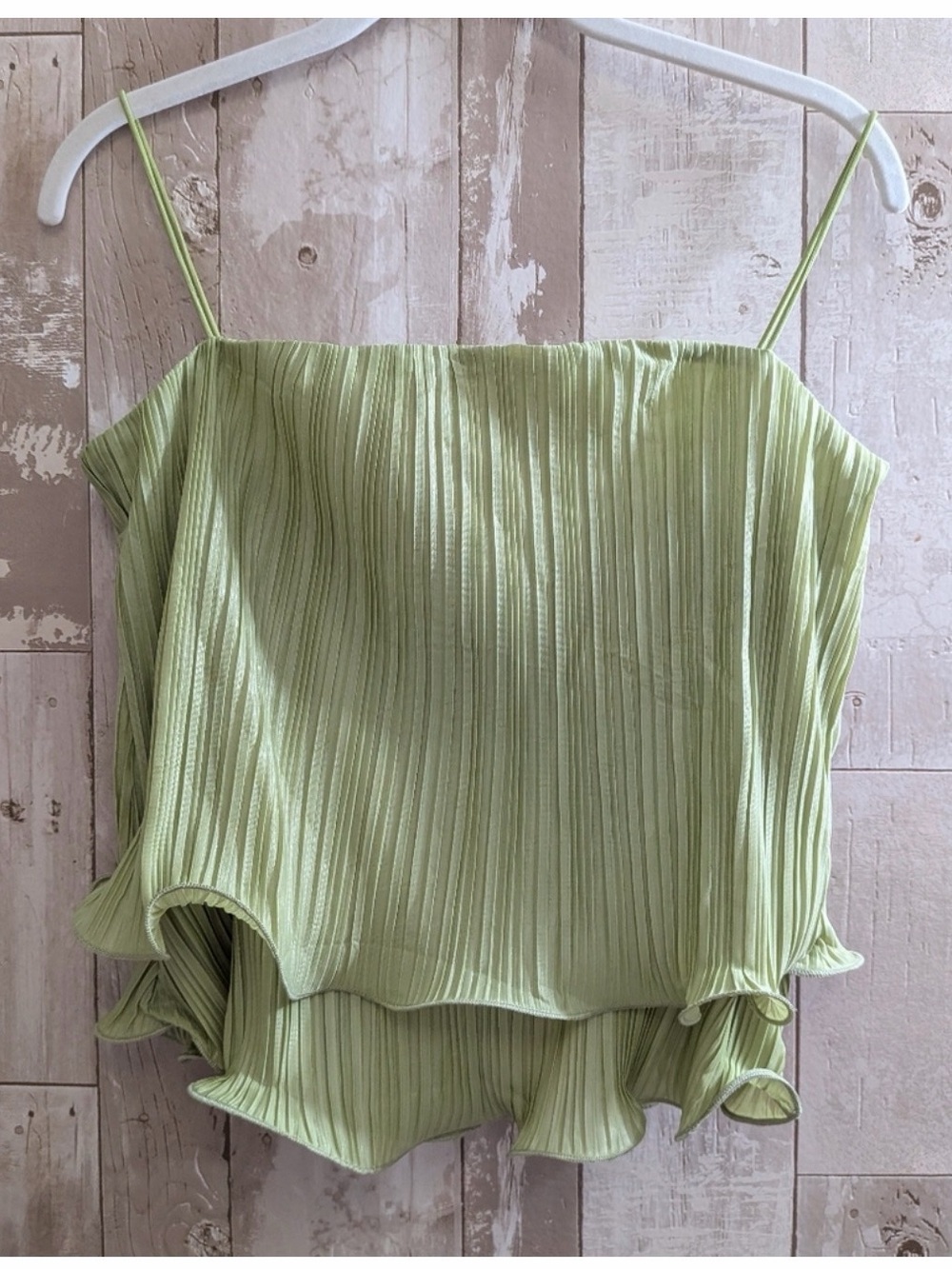 Commense Pleated Layered Ruffle Skirt Set - Picture 3 of 13